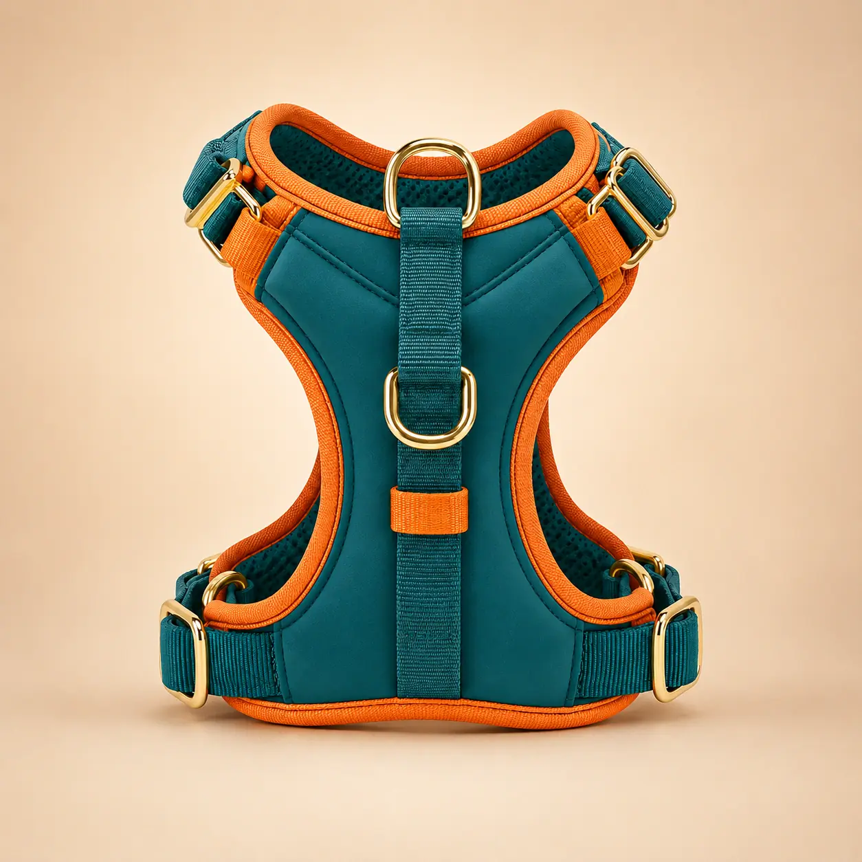 Peitoral Air Teal & Tangerina