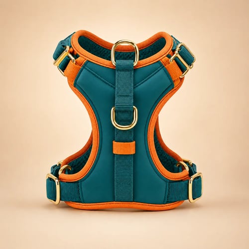 Peitoral Air Teal & Tangerina