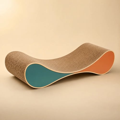 Arranhador Onda Sisal Teal